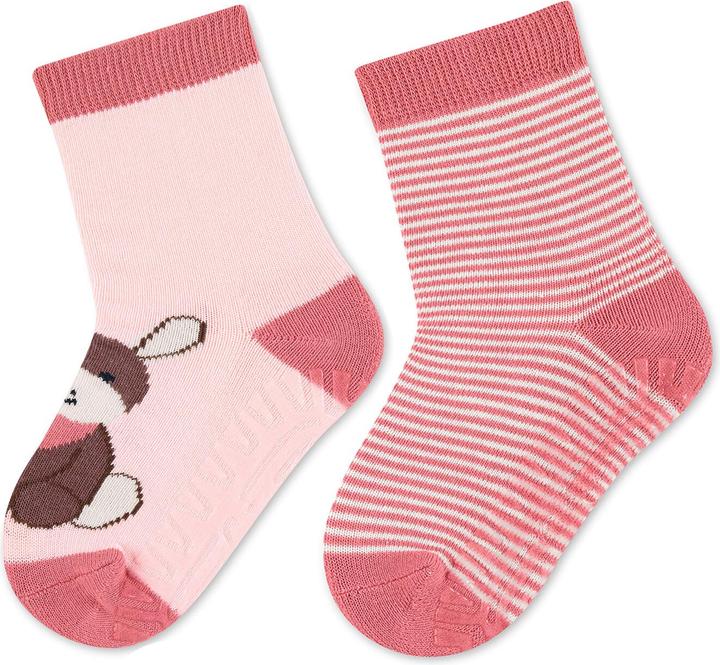Sterntaler Antirutsch-Socken Emmi Girl 2er Set Rosa Gr. 19/20 (2er Pack, 19 - 20)