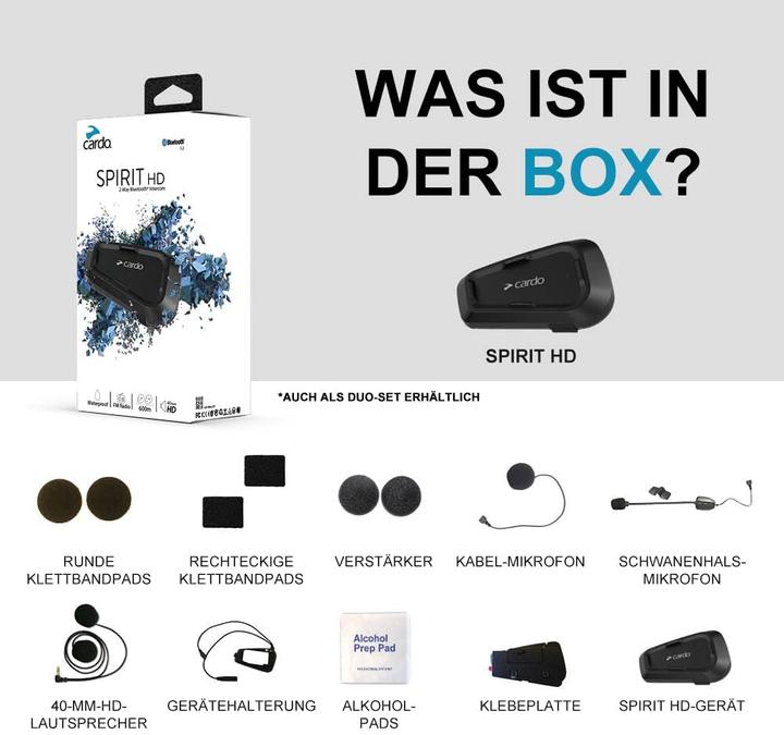 Produktbild Cardo Spirit HD Duo (2er Set)