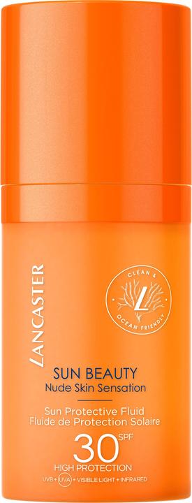 Lancaster Sun Beauty flüssiger Sonnenschutz SPF30 (Sonnencreme Gesicht, SPF 30, 30 ml, 150 g)