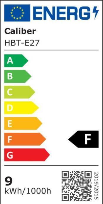 Label énergétique Caliber HBT-E27 Smart Home LED Startpack (E27, 9 W, 720 lm, 3 x, A)