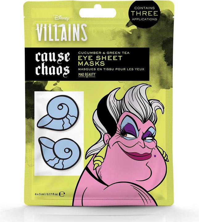 Immagine prodotto Mad Beauty Maschere occhi in tessuto Pop Villains Ursula