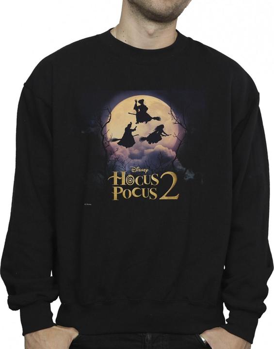 Actual product image Disney Mens Hocus Pocus Witches Flying Sweatshirt (M)
