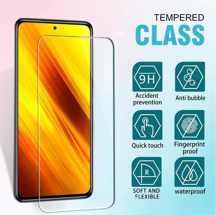 Produktbild Screenguard Xiaomi Poco X3 Panzerglas Schutzfolie Case Friendly Design (1 Stück, Xiaomi Poco X3)