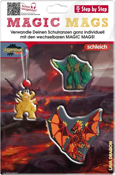 Actual product image Step by Step Set di accessori per zaini scolastici Magic Mags Limited Edition by SCHLEICH