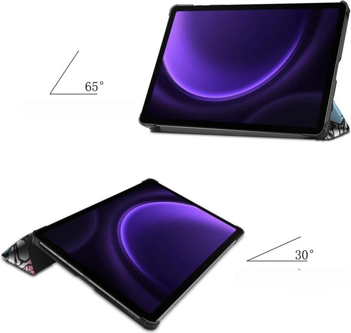 Actual product image Cover-Discount Galaxy Tab S9 FE - Tri-fold Smart Case Comics (Galaxy Tab S9 FE)