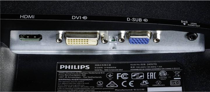 Image du produit Philips 243v7qdsb/00 (1920 x 1080 pixels, 24")