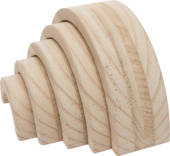 Image du produit Rico Design Arc-en-ciel en bois, 5 pièces, bois de pin (18 x 9 x 5 cm)