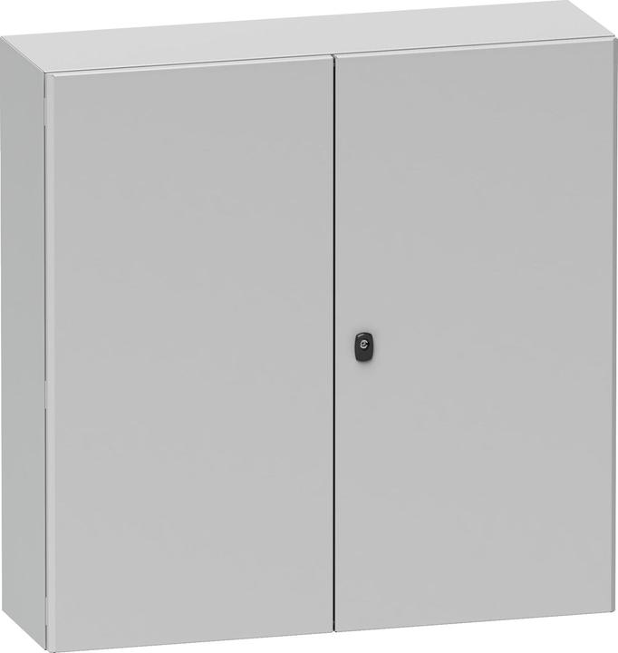 Immagine prodotto Schneider Electric Armadio a muro in metallo S3D, 800 x 1200 x 300 mm HxLxP RAL7035 con piastra di montaggio, IP55
