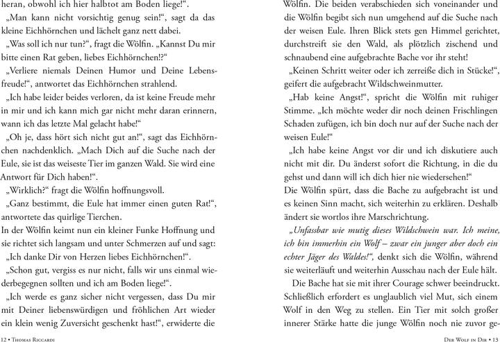 Produktbild Der Wolf in Dir (Deutsch, Thomas Riccardi, 2019)