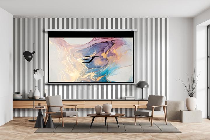 Actual product image Elite Screens manual (150", 16:9)
