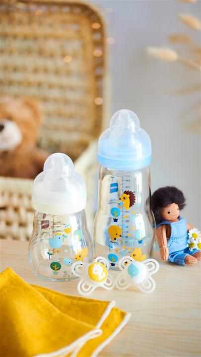 Actual product image MAM Feel Good assorted glass bottle (170 ml)
