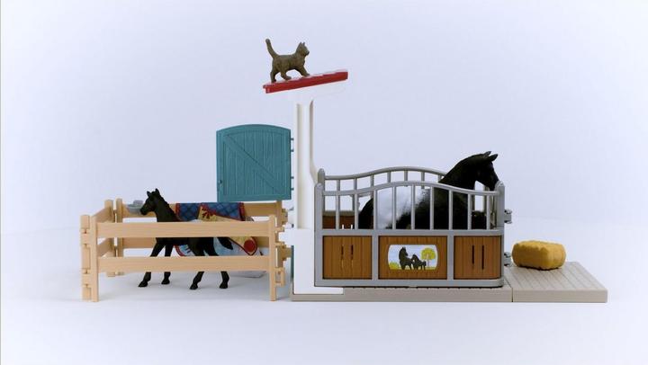 Produktbild Schleich Pferdebox mit Stute und Fohlen