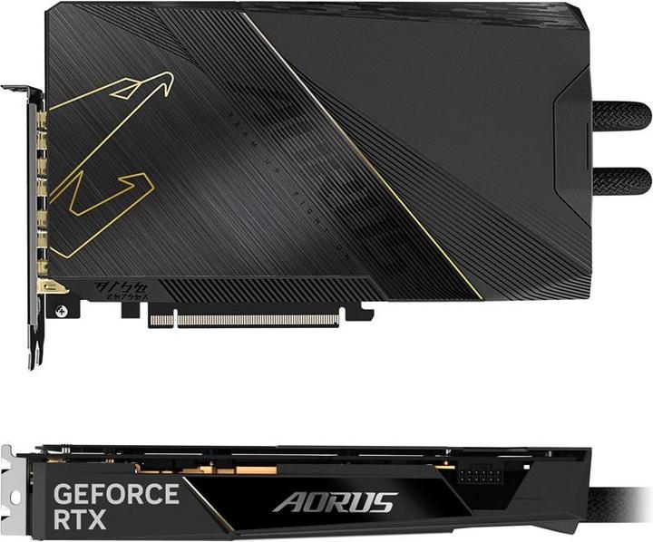 Actual product image Gigabyte Aorus GeForce RTX 4090 Extreme Waterforce 24G (24 GB)