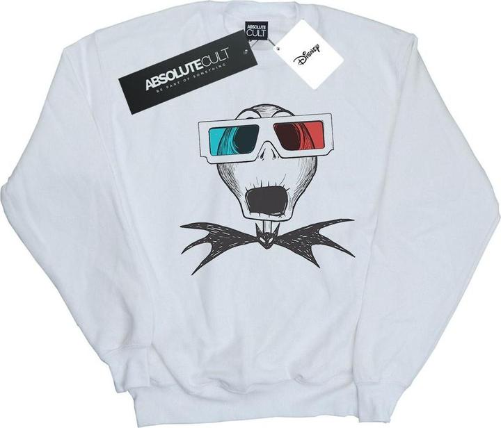 Produktbild Disney Nightmare Before Christmas Jack Skellington 3D Glasses Sweatshirt (XL)