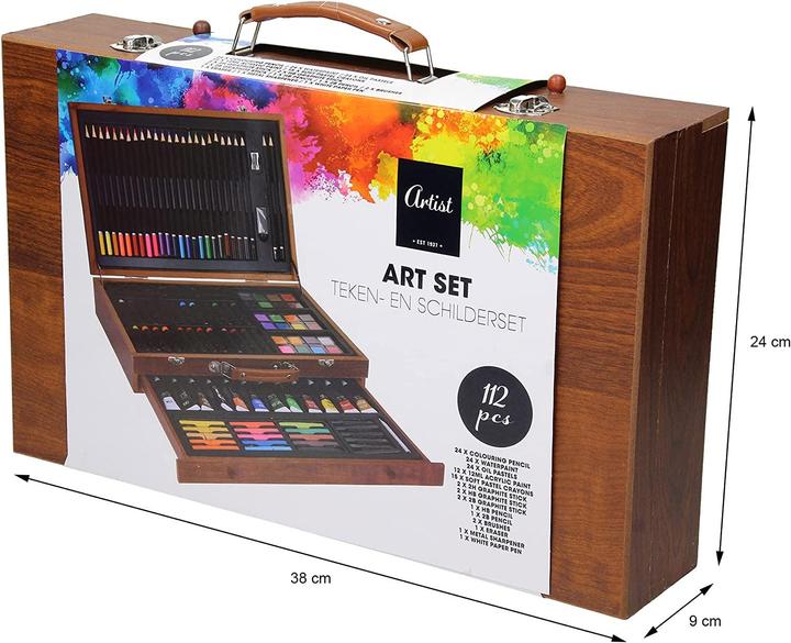Immagine prodotto ECD Germany Caso di pittura (Multicolore, 112 x)