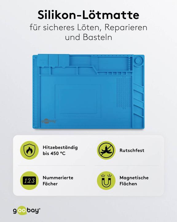 Actual product image Goobay Silicone soldering mat (Storage)