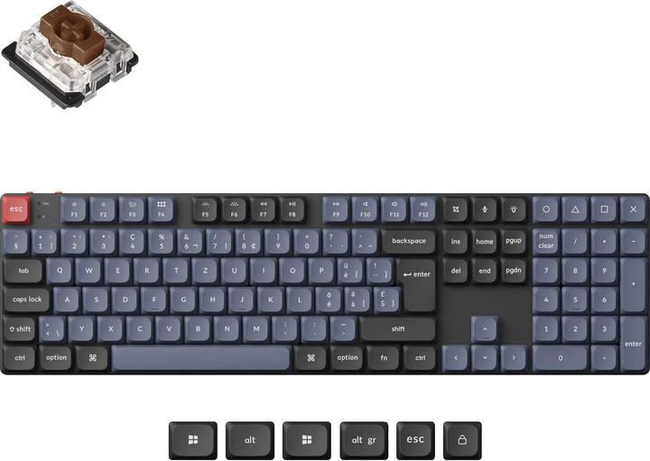 Actual product image Keychron K5 Pro (CH, Cable, Wireless)