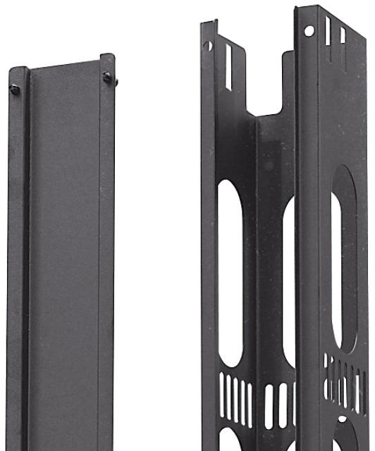 Actual product image EFB Elektronik Vertical cable management 42U, 1 pc., RAL7035, for cabinet series PRO, For vertical