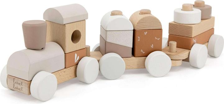 Productafbeelding Label Label Houten trein - Nougat