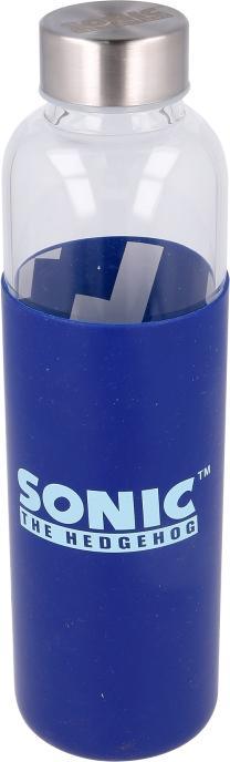 Produktbild Sega Sonic the Hedehog Bottiglia di vetro + cover silicone 585 ml (0.59 l)