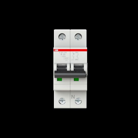 Actual product image ABB S201-B25NA Circuit breaker 25A pro M compact 1p+NA