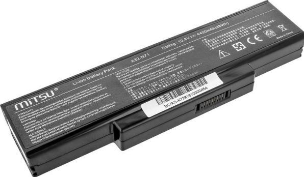 Produktbild Mitsu BATTERY BC/AS-K72 (ASUS 4400 MAH 48 WH) - Batterie (6 Zellen, 4400 mAh)