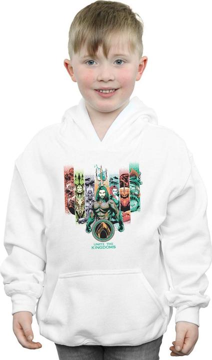 Immagine prodotto Aquaman Unite The Kingdoms Felpa con Cappuccio Ragazzi (152, 158)