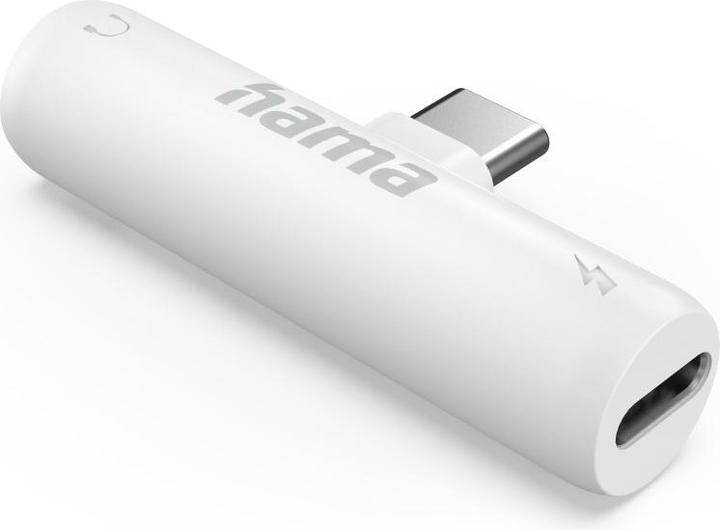 Hama Audio-Adapter inkl. Ladefunktion (USB Typ C, 3.5mm Klinke)