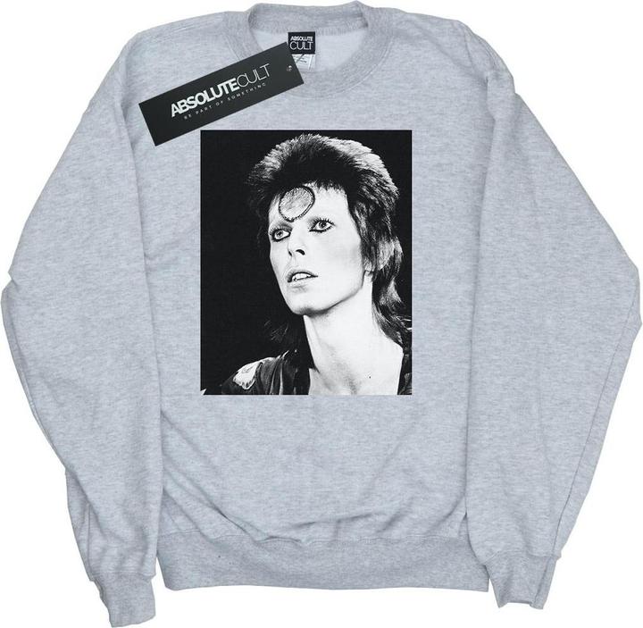 David Bowie Ziggy Looking Sweatshirt Mädchen