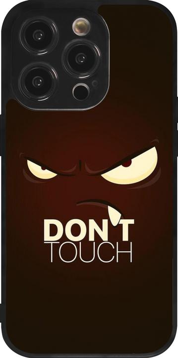 Produktbild PhoneLook Hülle Silikon schwarz Angry Dont Touch (Apple iPhone 14 Pro)