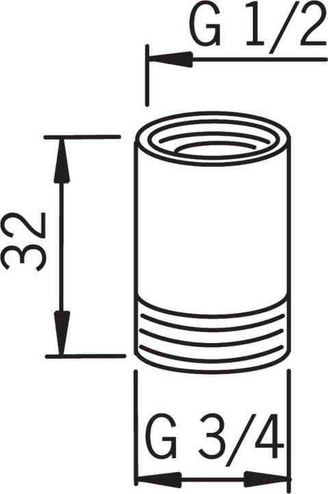 Image du produit Oras JOINT NIPPLE 1/2SK-3/4VK 158691