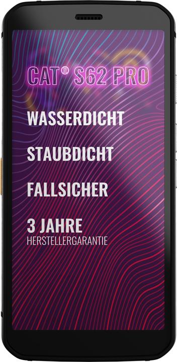 Productafbeelding Cat S62 Pro Versie 2022 (128 GB, Black, 5.70", Dubbele SIM, 12 Mpx, 4G)