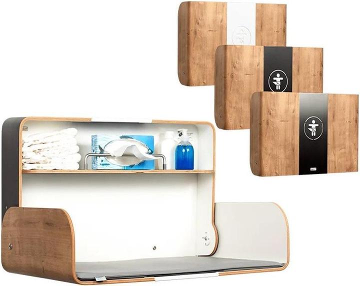 Immagine prodotto Timkid Fasciatoio legno/acciaio inox trasversale rovere