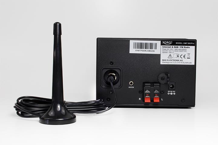 Produktbild Xoro HMT500 pro Micro HiFi systeem CD speler Internet - DAB+ FM radio bluetooth en boxen (1x 20 W)