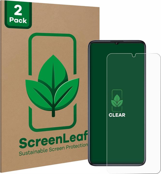 Immagine prodotto ScreenLeaf Pellicola protettiva sostenibile Pellicola protettiva dello schermo chiara trasparente (2 Pezzo/i, Realme C51)