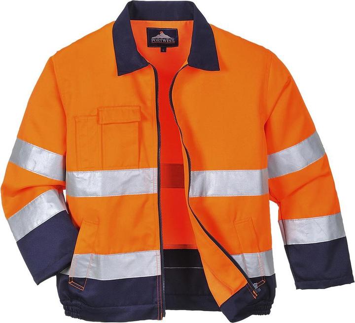 Produktbild Portwest Mens Madrid Contrast High-Vis Bomber Jacket (L)