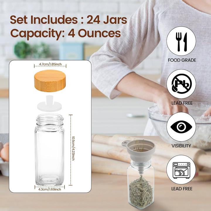 Immagine prodotto Lannvan Set di bicchieri per spezie (2.88 l)