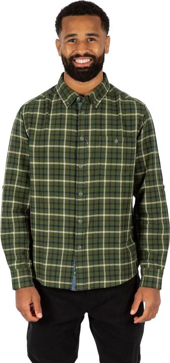Actual product image Trespass Mens Withnell Checked Cotton Shirt (XL)