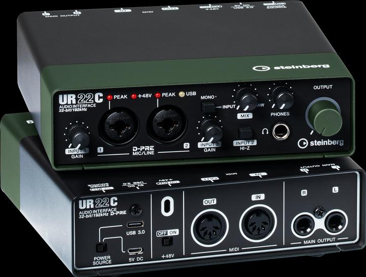 Produktbild Steinberg UR22C Green (USB)