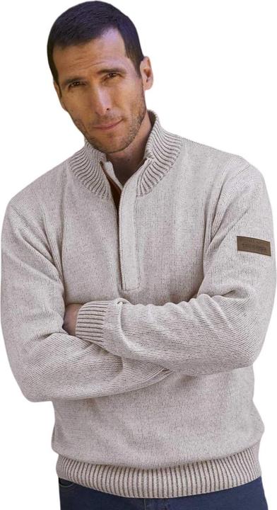 Actual product image Atlas For Men Mens Stylish Knitted Marl Jumper (XL)