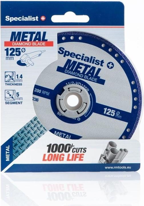 Produktbild Diamond cutter disc for metal 125x1.4x22.23 mm