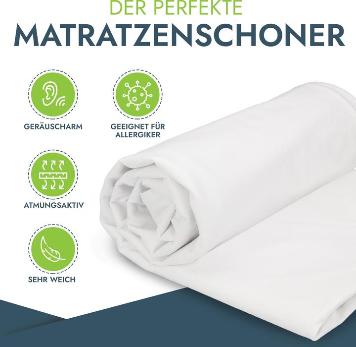 Immagine prodotto Mara Vital Protezione per materasso Protezione per materasso Topper per materasso impermeabile, traspirante e l (200 x 200 cm)