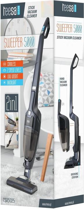 Immagine prodotto Teesa Sweeper 5000 2in1 Aspirapolvere ricaricabile