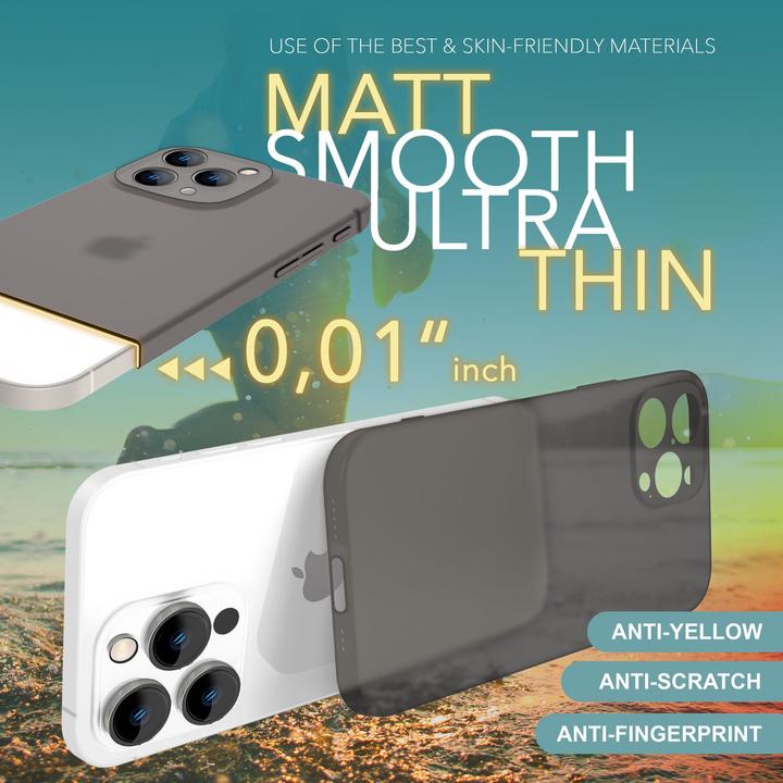 Produktbild Nalia Extrem Dünnes 0,3mm Mattes Hardcase (Apple iPhone 16 Pro Max)