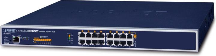 Planet Iniettore di potenza UPOE-800G (Rack (802.3af (PoE), 802,3at (PoE+), 400 W)