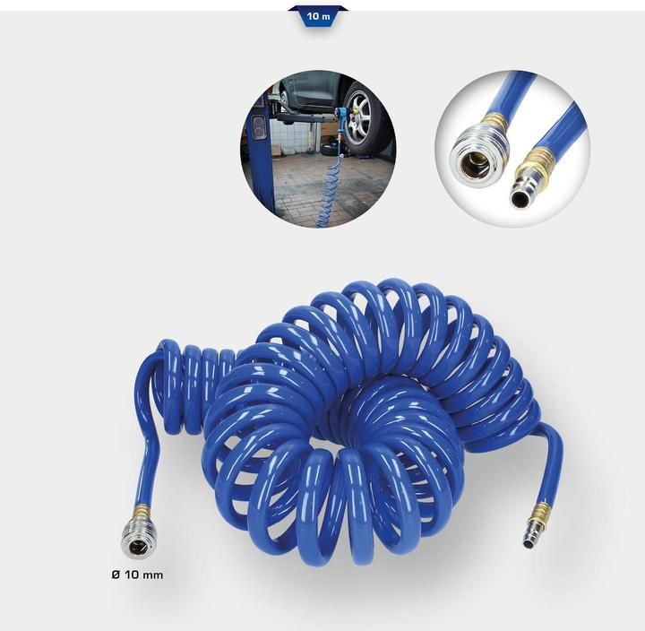 Image du produit KS Tools Tuyau spiralé à air comprimé Ø 10 mm, 10 M