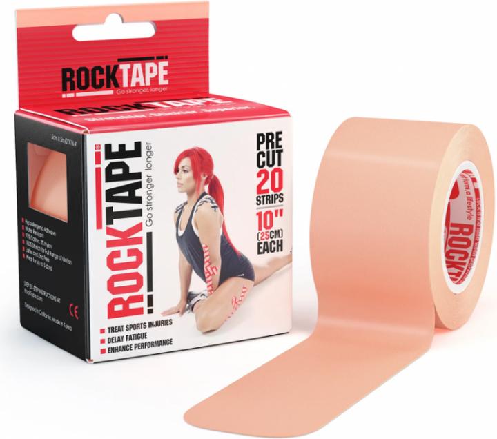 Produktbild Rock Tape Pre-Cut Beige 20 Streifen (1 Stk) (0.25 m)