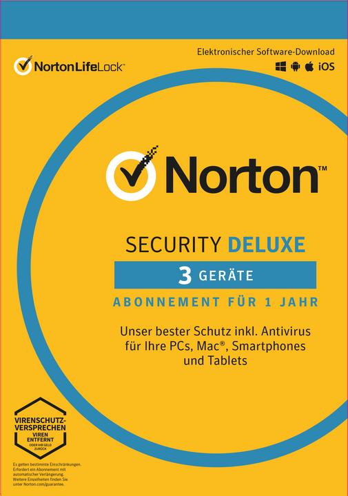 Norton Security Deluxe (3 User, 12 Monate)