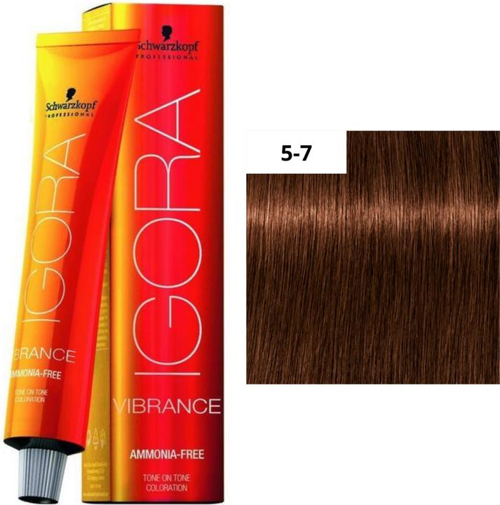 Immagine prodotto Schwarzkopf Professional Igora Vibrance - 5-7 Rame marrone chiaro (Marrone, Rame)