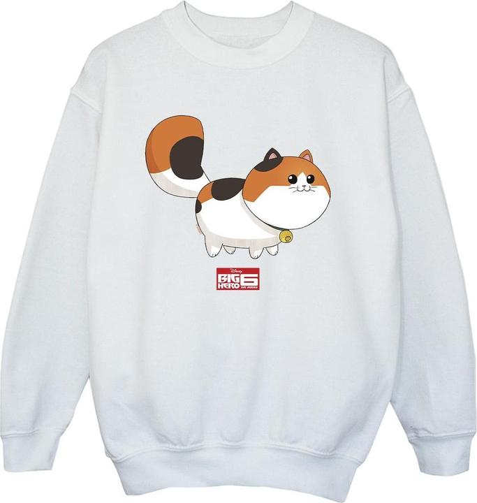 Actual product image Disney Boys Big Hero 6 Baymax Kitten Pose Sweatshirt (140, 146)